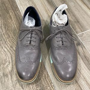 Cole Haan grey leather Oxford size 12 mens